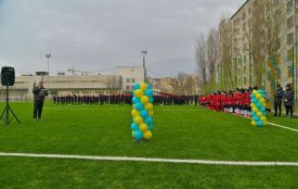 У Сопільче відкрили футбольне поле зі штучним покриттям