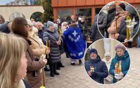 Як тернополяни освячували свічки на Стрітення у церкві святого Петра (РЕПОРТАЖ)