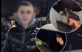 17-річний хлопець вночі на Об'їзній стріляв з автівки: розшукали за відео з соцмереж