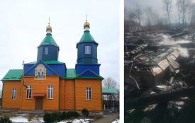 Мали святкувати сторіччя храму, а все згоріло вщент. Люди об'єдналися, щоб звести нову церкву