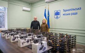 Нова партія квадрокоптерів від Тернополя для полку імені князя Святослава Хороброго: Сергій Надал (пресслужба Тернопільської міської ради)