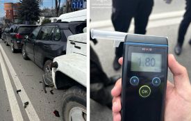 ДТП на проспекті Бандери: поблизу стадіону зіткнулися чотири авто. Один з водіїв п’яний