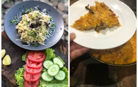 Готуємо макарони з куркою та запіканку з капустою і спагетті