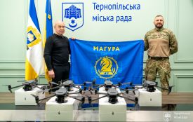 Тернопіль передав 47-мій бригаді Маґура сучасні дрони: Сергій Надал (пресслужба Тернопільської міської ради)
