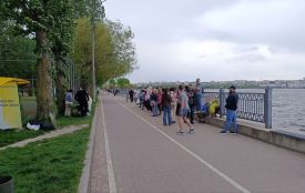 Проти забудови спортивних зон збирали підписи у парку Шевченка