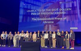 За стійкість у дні війни: премію за свободу слова отримали незалежні українські медіа, зокрема й «20 хвилин»