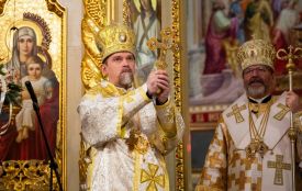 Блаженніший Святослав привітав владику Теодора Мартинюка з ювілеєм