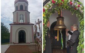 У старовинній церкві на Тернопільщині освятили нову дзвіницю