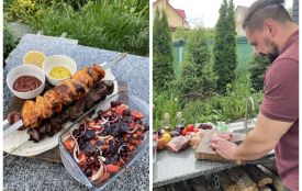 Готуємо три види шашлику та салат з вишнями