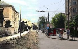 Як змінилася вулиця Острозького: відтворили фото з одного ракурсу