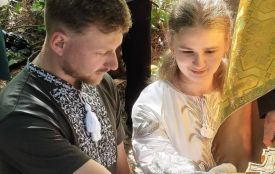 Їх обвінчав капелан: воїн з Тернопільської бригади одружився на фронті