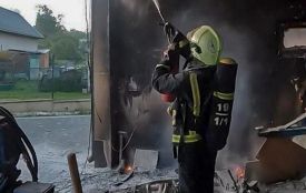 В Івачеві Долішньому горів гараж