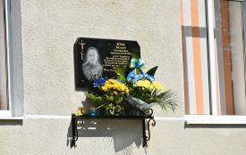 Встановили меморіальну дошку Герою з Теребовлянщини Валерію Штику