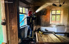 У Чортківському районі горів житловий будинок