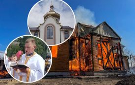 На згарищі у Катеринівці планували до вересня звести нову церкву, але ще навіть не почали. Чому?