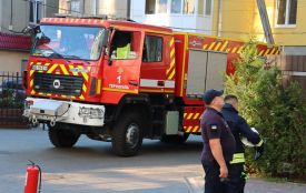 Бачили іскри та дим: в Українському домі загорілась електропроводка