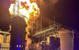 Пожежа на підприємстві в Острові: рятувальники працювали всю ніч