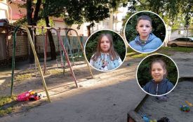 «Хочемо, щоб він процвітав»: троє дітей збирають кошти на ремонт майданчика на Новому Світі