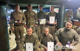 Поліцейські на передовій отримали подяки та нагороди
