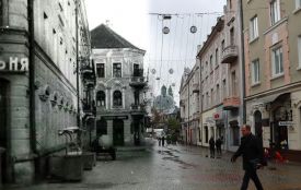 Як змінювалась вулиця Сагайдачного: відтворили фото з одного ракурсу