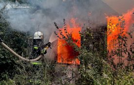 У Підгородньому горіло місцеве підприємство
