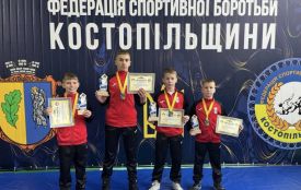 Юні тернополяни вибороли перемоги на  Всеукраїнському турніру з греко-римської боротьби