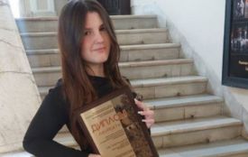 13-річна художниця з Тернополя Єва Зубрицька отримала премію імені Івана Марчука