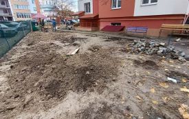 Почали ремонт дитячого майданчика на Лучаковського. Договір уклали на 300 тисяч