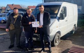 На Тернопільщині мікроавтобус, вилучений як доказ, передали ЗСУ