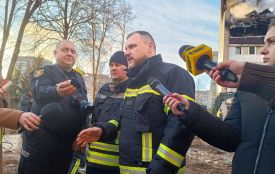 Під завалами залишаються люди: міністр Клименко на місці прильоту в Тернополі