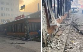 Дерев'яна колиба «Автопорт» дивом не спалахнула: бізнес оговтується після атаки