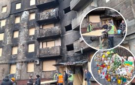 Намагаються знайти вціліле та забивають вікна: яка ситуація біля зруйнованого будинку на 15 Квітня