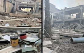 Виносили продукцію з палаючого цеху: виробники крем-меду показали підприємство після обстрілу