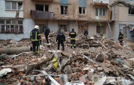 На місці удару в Тернополі виявили фрагменти тіл, щодо яких проводитимуть експертизу