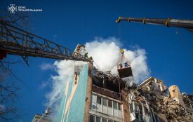 Будинок на Стуса, у який влучила ворожа ракета, підлягає демонтажу: ОВА