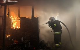 У Зборівській громаді вночі горіла будівля