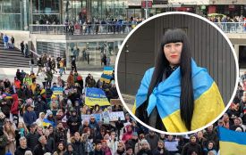 Тернополянка виконала Гімн України на головній площі столиці Швеції