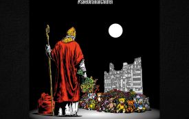 Миколай прийшов, а дітей нема... Художник зі Львова намалював місце трагедії в Тернополі