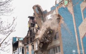 Чому демонтують будинок на Стуса, у який влучила ворожа ракета 19 листопада