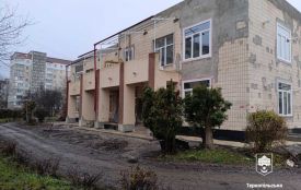 У тернопільському садку №21 триває термомодернізація: оновлюють вікна, утеплюють фасад і дах