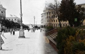 Як змінилася вулиця Грушевського у Тернополі: відтворили фото з одного ракурсу