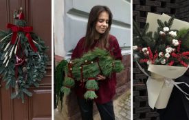Авторські віночки, букети і ялинковий коник: де замовити новорічні декорації в Тернополі та їх ціни