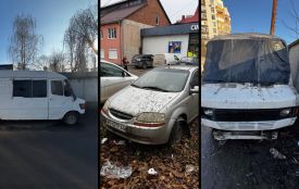 Покинуті авто на вулицях Тернополя: власникам дали місяць, аби ті прибрали транспорт