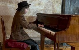 Юна тернопільська піаністка Поліна Галушка отримала нагороду на фестивалі «Різдвяний Львів»