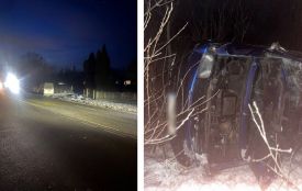 ДТП у Смиківцях: авто злетіло з траси