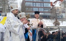 Чин Йорданського водосвяття провели на набережній Тернопільського ставу