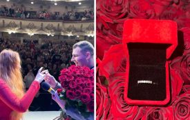 Вона сказала «Так»: тернополянин освідчився коханій на сцені Драмтеатру