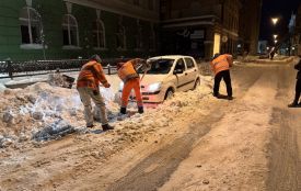 У Тернополі вночі 13 січня проводитимуть вивезення снігу: водіїв просять прибрати авто
