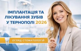 Імплантація зубів в Тернополі у 2026 році: де ставити імпланти, скільки коштує — огляд стоматологій (партнерський проєкт)