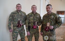 Державні нагороди отримали троє  поліцейських Тернопільщини